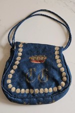 Aumônière, bourse brodée