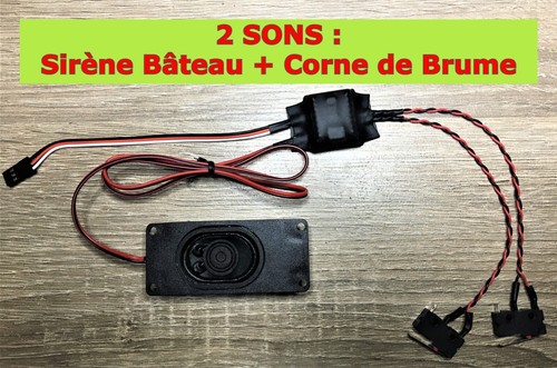 Bruiteur sons sirene - 2, +