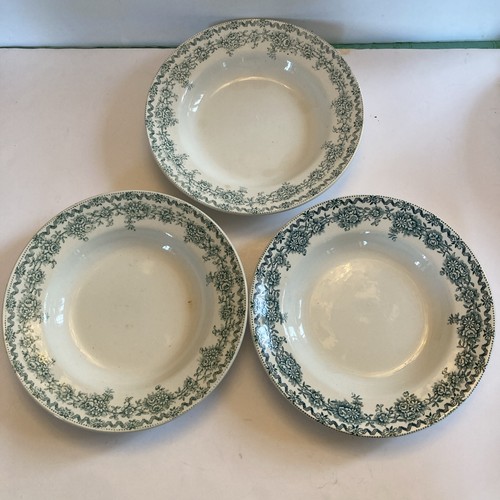 Assiettes creuses ancienne - assiettes,