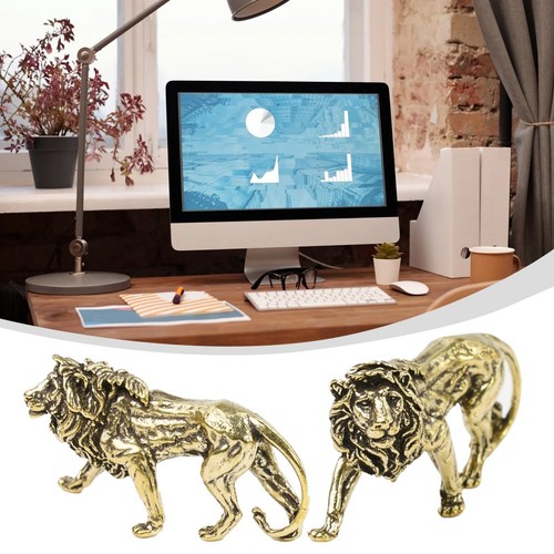 Laiton lion ornament - laiton,