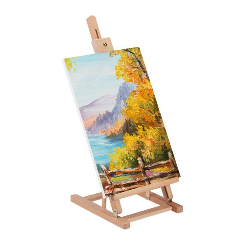 Chevalet support pour - , toile