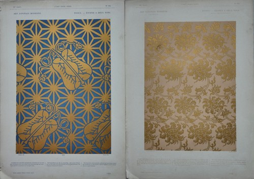 Grandes lithographies dorees - 2,