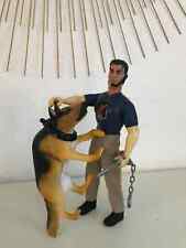 21 ⚜️ Action Man With Dog Figure Year 1999 Hasbro Height 30 Cm
