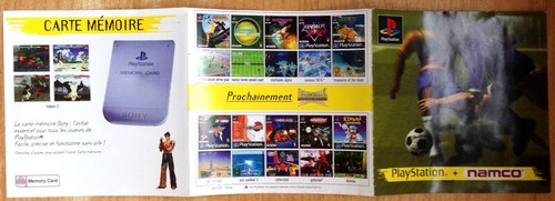 Dépliant officiel namco - officiel,