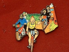 PIN'S TINTIN ET SES AMIS - TOUR DE FRANCE - 10 Ex