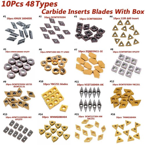 10pcs types cnc - types, carbure