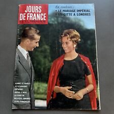 JOURS DE FRANCE N° 232 de avril 1959 – Albert & Paola / Brigitte Bardot
