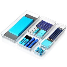 Organiseur tiroir gris 5 pcs