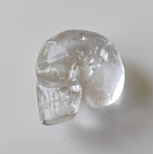 Crâne cristal roche - cristal,