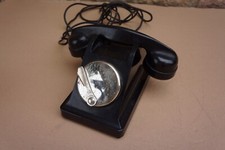 ANCIEN TÉLÉPHONE EN BAKÉLITE ERICSSON (DÉCO LOFT)