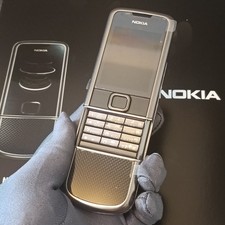 RARE ORIGINAL NOKIA 8800 CARBON ARTE TITANIUM 8800e-1 4GB UNLOCKED MOBILE PHONE