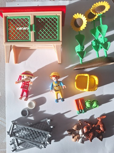 Playmobil clapier lapins - clapier,