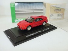 TOYOTA MR2 SW20 1989 Rouge EBBRO 266 1:43