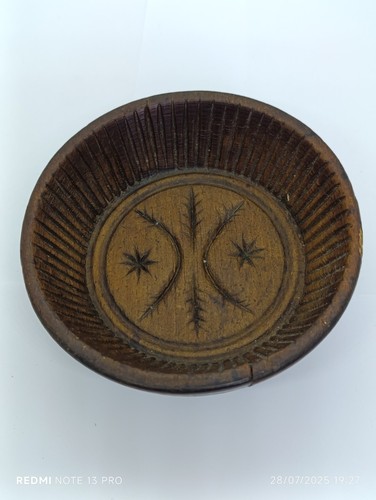 Moule beurre ancien bois - a, en