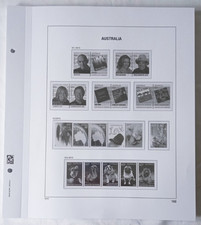 STANLEY GIBBONS/DAVO 'AUSTRALIA' 2013-2015 2-PEG HINGELESS STAMP ALBUM PAGES