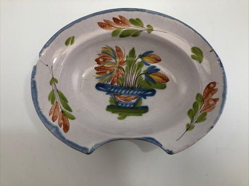 Ancien grand plat barbe - plat, en