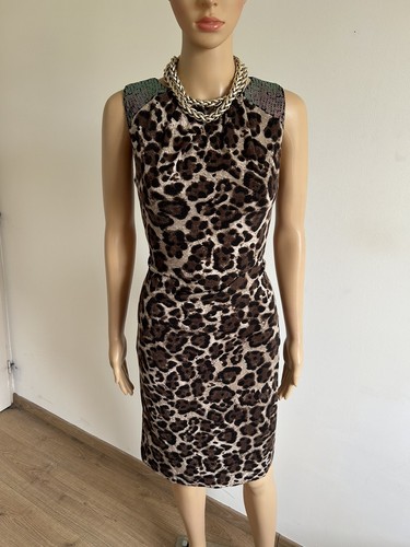 Robe imprimée léopard - , mi