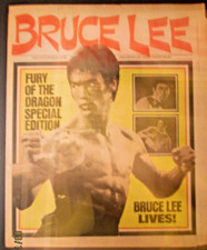 BRUCE LEE: (FURY OF THE DRAGON SPECIAL EDITION) RARE VINTAGE EARLY PAPER