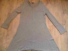 HEBBEDING jolie robe douce en tricot forme A gris clair taille 2 TOP KD1216