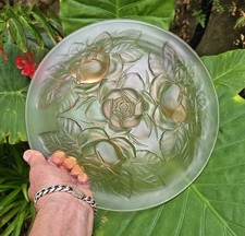 Muller frères luneville Signé Plateau Coupe Vase Lampe