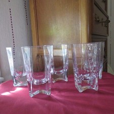 5 verres à orangeade en