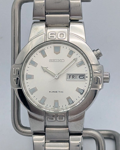 Seiko kinetic 5m43 - seiko, silver