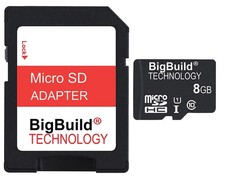 Carte Mémoire Micro SDHC 8 Go