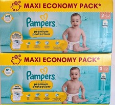 Pack de 224 couches Pampers premium protection taille 3