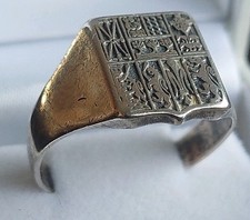 Bague Chevalière Heraldique