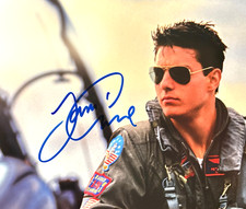 TOM CRUISE (TOP GUN "Maverick") Signed 8x10" Authentic Autograph w/COA