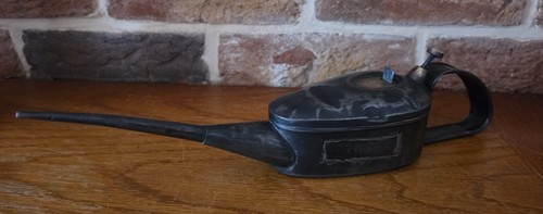 Ancienne burette huile metal - ancienne,