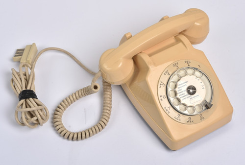 Ancien téléphone cadran - tÉlÉphone, a
