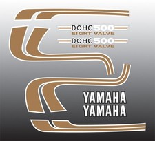 YAMAHA 1975 XS500 XS 500 TANK COVER DECAL GRAPHIC SET