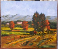 tableau : paysage rural