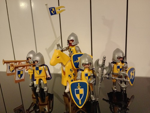 Lot playmobil chevalier royal - lot,