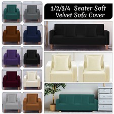 Velours Housse Canapé + 2