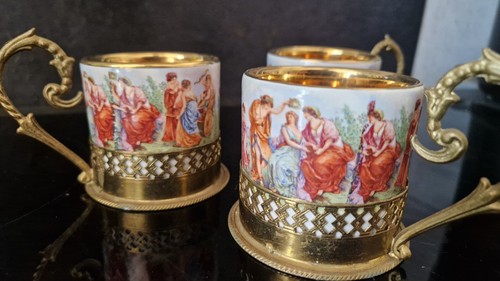 Tasse ancienne scènes - tasse,