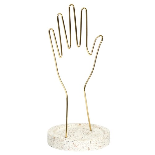 Porte bijoux main - main, "terrazzo"