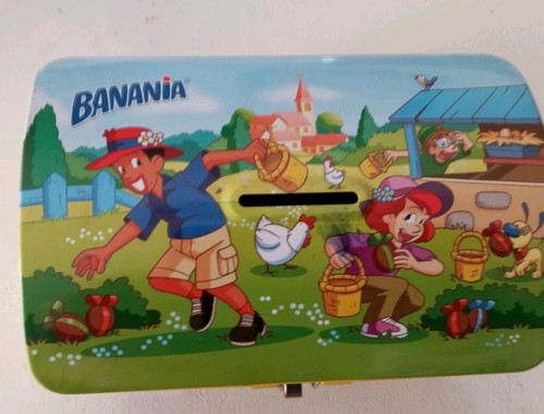 Boite métallique banania - métallique,