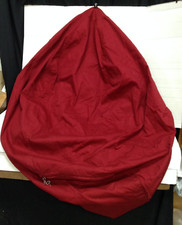 Red Cotton Twill Bean Bag Chair Replacement Slipcover Large 44" Cover BIG JOE