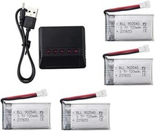 Lot de 4 batteries LiPo 3.7V