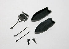 2 BOAT + BOAT CARRIER TRAILER + HARPOON - MILITARY MINIATURE MODEL REDUCED HO