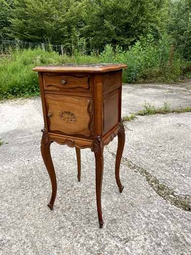 Table nuit chevet noyer - table,