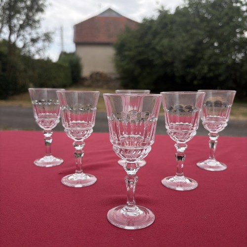 Verres liqueur cristal - 6, à