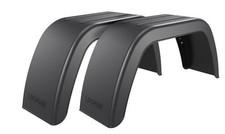 Kit de deux garde-boue pour remorque 13-14" DOMAR D20112 passages de roues plats