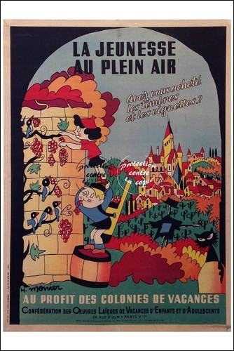 Jeunesse plein air poster - air,