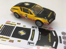 STICKERS POUR ALPINE RENAULT A310 #1 CALBERSON JOUEF NO DECAL IDEAL SLOT DCS012