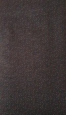 Tissu  Acrylique 1.50 X 2.25cm noire a pois