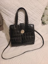 SAC A MAIN CUIR NOIR ASPECT