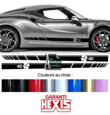 2 X BANDES BAS DE CAISSE POUR ALFA ROMEO 4C AUTOCOLLANT STICKER BD573-61